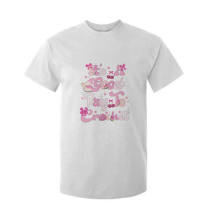 Its A Good Day to Crochet T Shirt For Kid TS09 White Print Your Wear