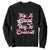 Its A Good Day to Crochet Sweatshirt TS09 Black Print Your Wear