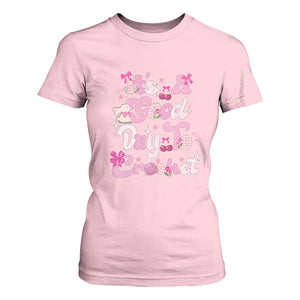 Its A Good Day to Crochet T Shirt For Women TS09 Light Pink Print Your Wear