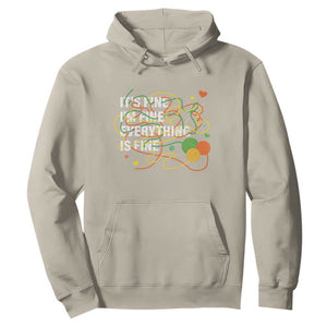 Funny Crochet Hoodie It's Fine I'm Fine Everything Is Fine Knitting TS09 Sand Print Your Wear