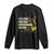 Funny Crochet Long Sleeve Shirt It's Fine I'm Fine Everything Is Fine Knitting TS09 Black Print Your Wear