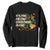 Funny Crochet Sweatshirt It's Fine I'm Fine Everything Is Fine Knitting TS09 Black Print Your Wear
