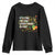 Funny Crochet Youth Sweatshirt It's Fine I'm Fine Everything Is Fine Knitting TS09 Black Print Your Wear
