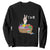 Funny Crochet Sweatshirt I'm Ok Knitting TS09 Black Print Your Wear