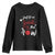 Funny Crochet Youth Sweatshirt Just Let Me Finish This Row TS09 Black Print Your Wear
