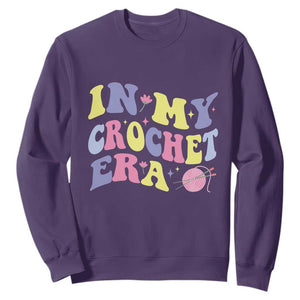 In My Crochet Era Sweatshirt TS09 Purple Print Your Wear
