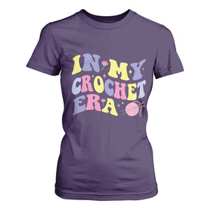 In My Crochet Era T Shirt For Women TS09 Purple Print Your Wear