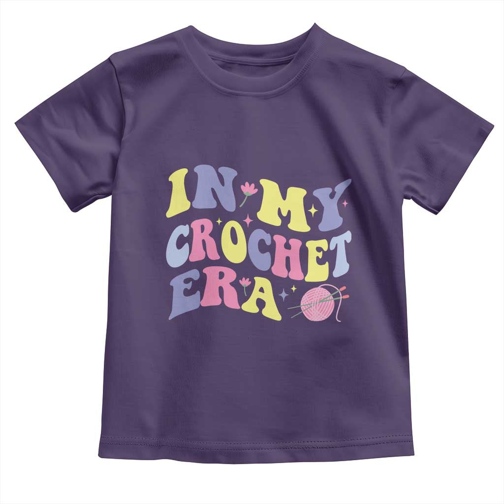 In My Crochet Era Toddler T Shirt TS09 Purple Print Your Wear