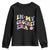 In My Crochet Era Youth Sweatshirt TS09 Black Print Your Wear
