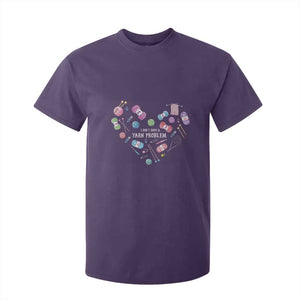 Funny Crochet T Shirt For Kid I Don't Have A Yarn Problem Yarn Collecting Knitting TS09 Purple Print Your Wear