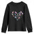 Funny Crochet Youth Sweatshirt I Don't Have A Yarn Problem Yarn Collecting Knitting TS09 Black Print Your Wear