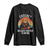 Funny Crochet Cat Long Sleeve Shirt Because Murder Is Wrong TS09 Black Print Your Wear