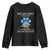 Funny Dogs And Crochet Youth Sweatshirt Make Me Happy TS09 Black Print Your Wear