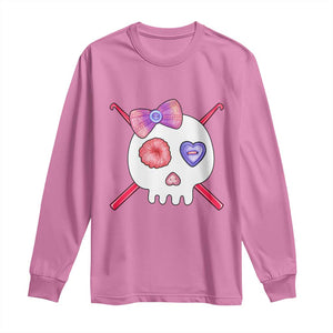 Cute Skull Crochet Knitting Long Sleeve Shirt TS09 Azalea Print Your Wear