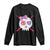 Cute Skull Crochet Knitting Long Sleeve Shirt TS09 Black Print Your Wear