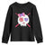 Cute Skull Crochet Knitting Youth Sweatshirt TS09 Black Print Your Wear