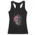 Funny Crochet Racerback Tank Top Yard Skull Halloween Knitting TS09 Black Print Your Wear