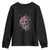 Funny Crochet Youth Sweatshirt Yard Skull Halloween Knitting TS09 Black Print Your Wear
