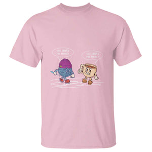 Funny Crochet Coffee Lover T Shirt She Loves Me More TS09 Light Pink Print Your Wear
