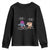 Funny Crochet Coffee Lover Youth Sweatshirt She Loves Me More TS09 Black Print Your Wear