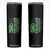 Mental Health Awareness Skinny Tumbler No One Fights Alone America Flag Green Ribbon TS09 Black Print Your Wear