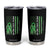 Mental Health Awareness Tumbler Cup No One Fights Alone America Flag Green Ribbon TS09 Black Print Your Wear