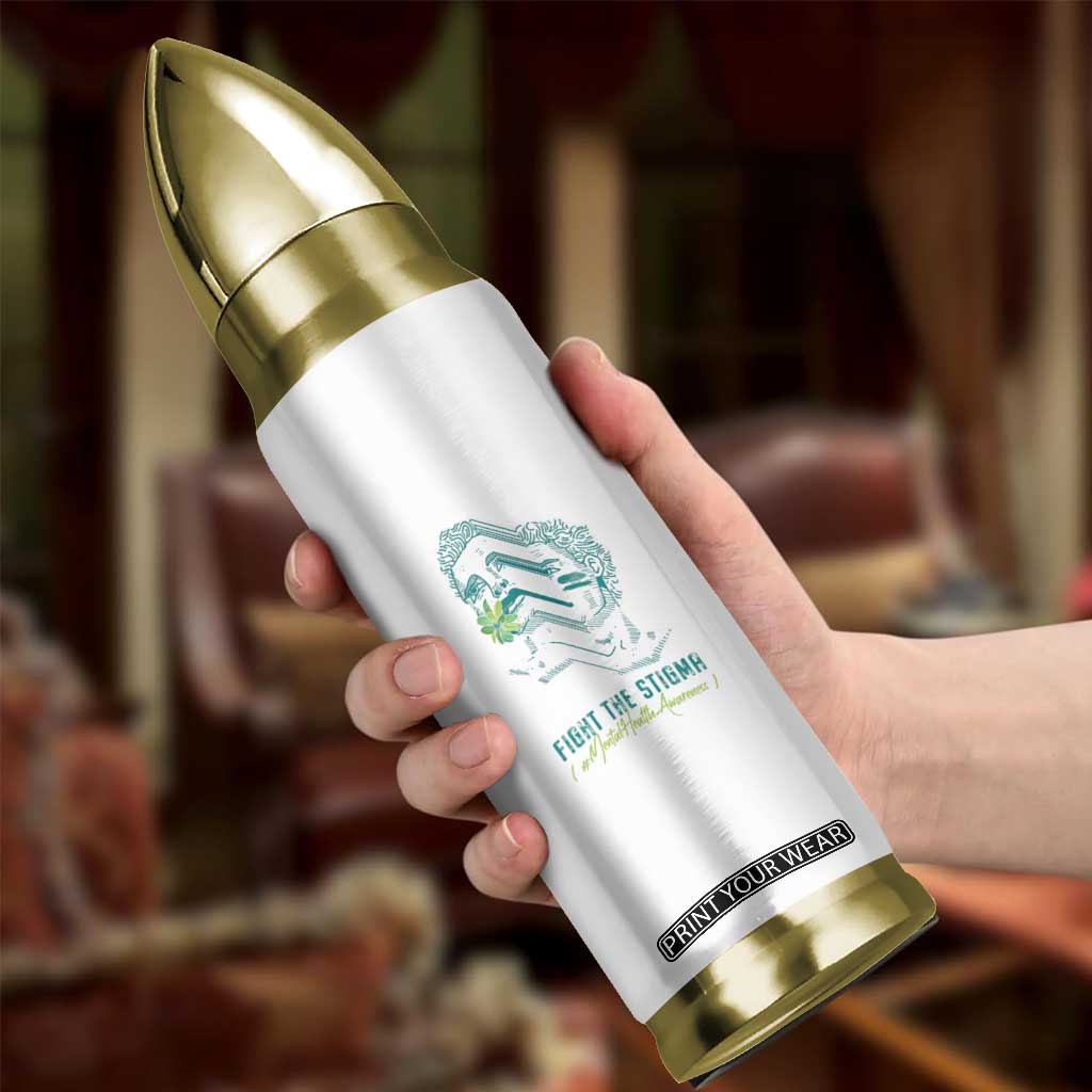 Mental Health Awareness Bullet Tumbler Fight The Stigma Aesthetic TS09 Print Your Wear