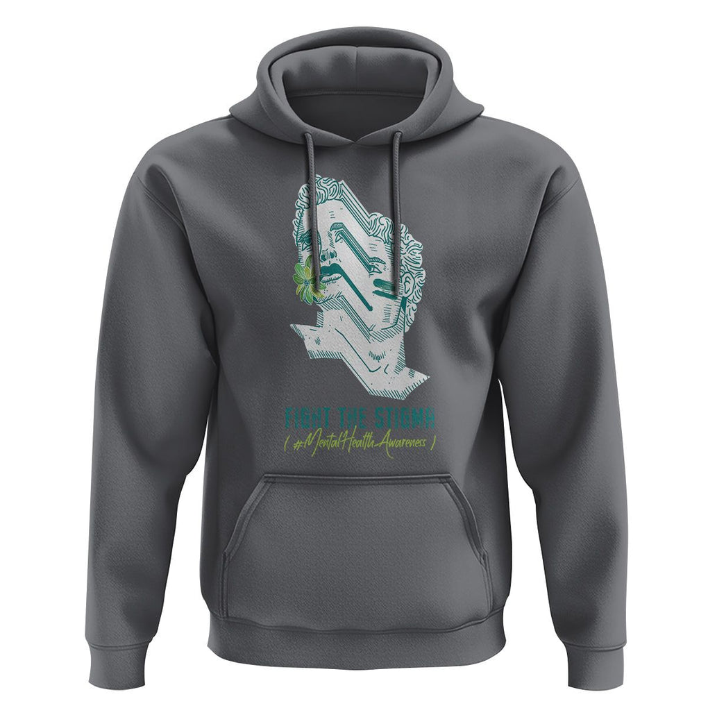 Mental Health Awareness Hoodie Fight The Stigma Aesthetic TS09 Charcoal Printyourwear