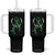 Mental Health Awareness Tumbler With Handle Fight The Stigma Butterfly Green Ribbon TS09 One Size: 40 oz Black Print Your Wear