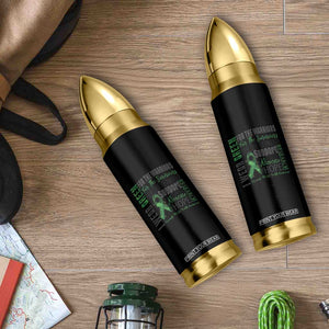 Mental Health Awareness Bullet Tumbler I Wear Green For The Warrior TS09 Print Your Wear
