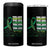 Mental Health Awareness 4 in 1 Can Cooler Tumbler You Are Worthy Loved Needed Enough Green Ribbon TS09 One Size: 16 oz Black Print Your Wear