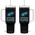 Motivational Mental Health Tumbler With Handle The Meaning Of Life Is Just To Be Alive Aesthetic TS09 One Size: 40 oz Black Print Your Wear
