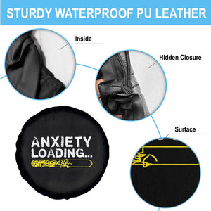Mental Health Awareness Anxiety Loading Spare Tire Cover TS09 Print Your Wear
