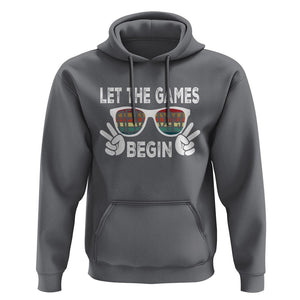 Field Day Hoodie Let The Games Begin Field Trip Fun Day TS09 Charcoal Print Your Wear