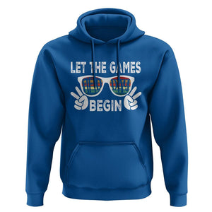Field Day Hoodie Let The Games Begin Field Trip Fun Day TS09 Royal Blue Print Your Wear