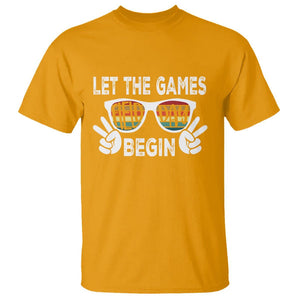 Field Day T Shirt Let The Games Begin Field Trip Fun Day TS09 Gold Print Your Wear
