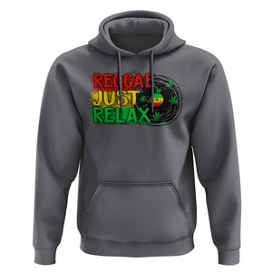 Funny Reggae Just Relax Cannabis Weed 420 Hoodie TS09 Charcoal Print Your Wear