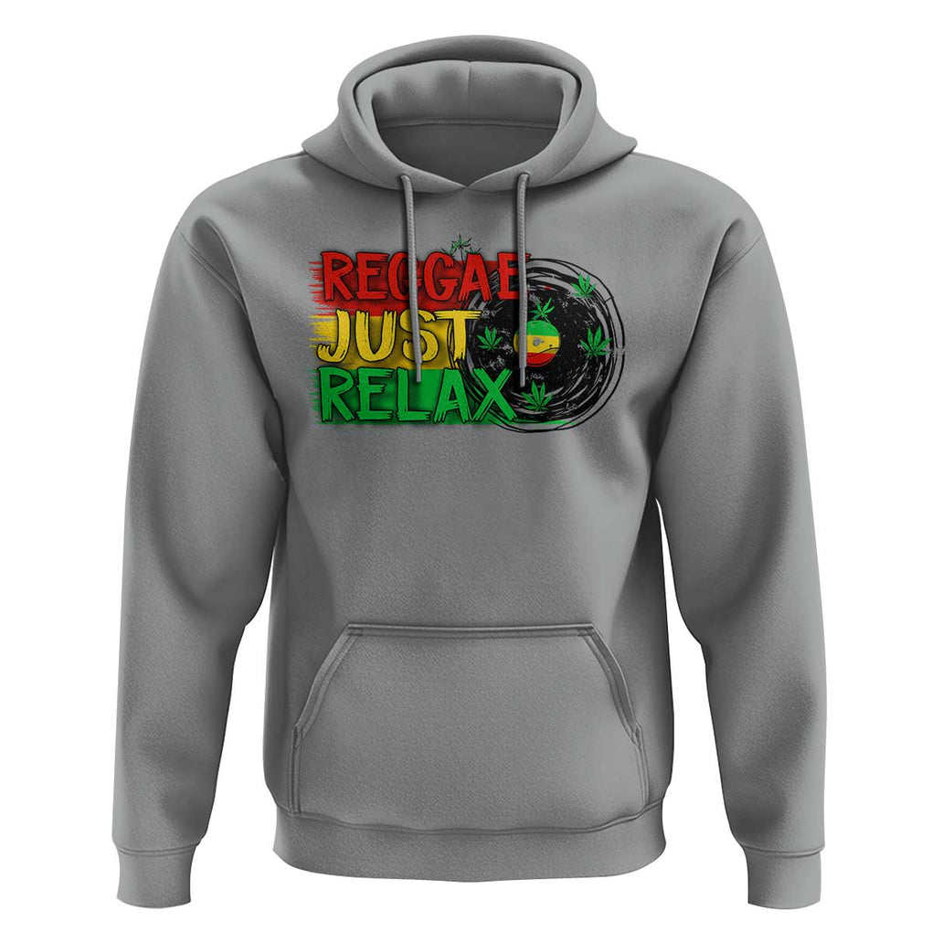Funny Reggae Just Relax Cannabis Weed 420 Hoodie TS09 Sport Gray Print Your Wear