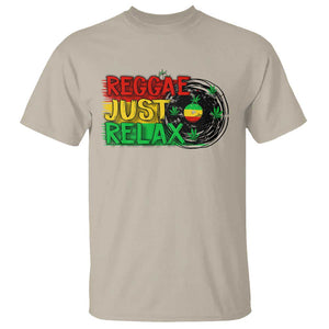 Funny Reggae Just Relax Cannabis Weed 420 T Shirt TS09 Sand Print Your Wear