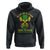 Jamaican Proverbs Hoodie You Can Shake A Mans Head But You Cannot Shake His Heart Skull TS09 Black Print Your Wear