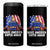 Funny Trump 4 in 1 Can Cooler Tumbler Make America Super Again Superhero Donald President TS09 One Size: 16 oz Black Print Your Wear