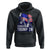 Trump Raised Fist Hoodie Bulletproof 2024 Stronger Trump American Flag TS09 Black Print Your Wear