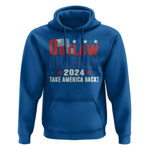 Trump Vance 2024 Hoodie Outlaw Hillbilly Take America Back TS09 Royal Blue Print Your Wear