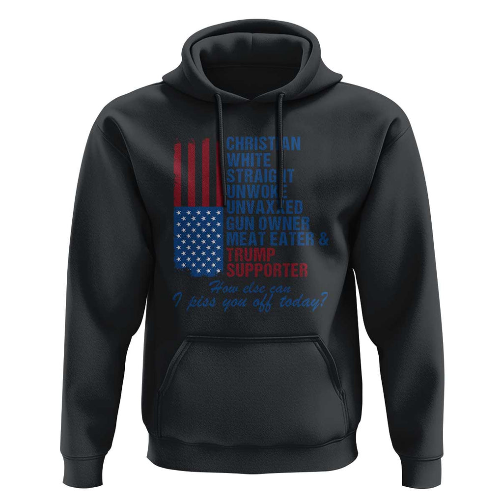 Trump Supporter Hoodie Christian White Straight Gun Owner Meat Eater TS09 Black Print Your Wear