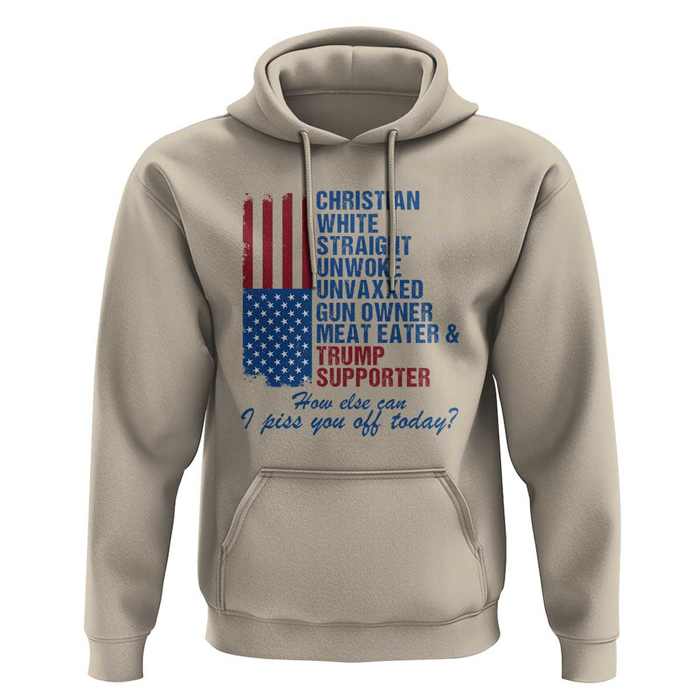 Trump Supporter Hoodie Christian White Straight Gun Owner Meat Eater TS09 Sand Print Your Wear