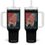 Funny Trump Tumbler With Handle Grab 'Em Trump Hug Cat American Flag TS09 One Size: 40 oz Black Print Your Wear