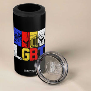 Funny Trump Supporter 4 in 1 Can Cooler Tumbler Liberty Guns Beer Trump TS09 Print Your Wear