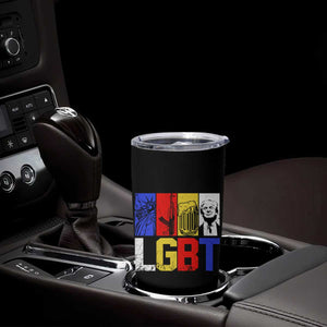 Funny Trump Supporter Tumbler Cup Liberty Guns Beer Trump TS09 Print Your Wear