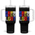 Funny Trump Supporter Tumbler With Handle Liberty Guns Beer Trump TS09 One Size: 40 oz Black Print Your Wear