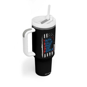 Trump Supporter Tumbler With Handle Truth Really Upsets Most People TS09 Print Your Wear